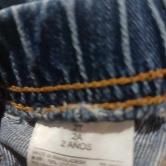$4 Final  Old Navy "Jeggins & Straight Leg Jeans" Sz. 2T Navy Denim - Picture 6 of 8